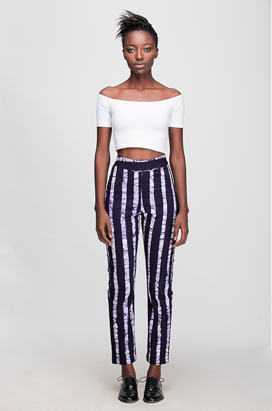 OSei-Duro Vapos Trouser in Marine Stripe OSei-Duro Vapos Trouser in Marine Stripe