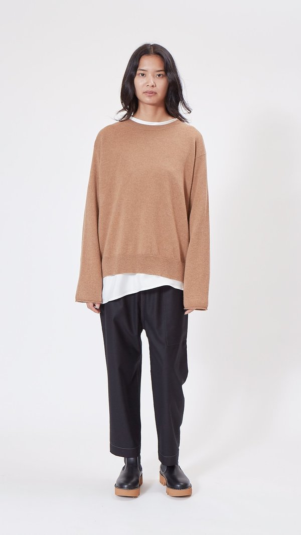 Sofie D'Hoore Silk Box Top - Off White | Garmentory