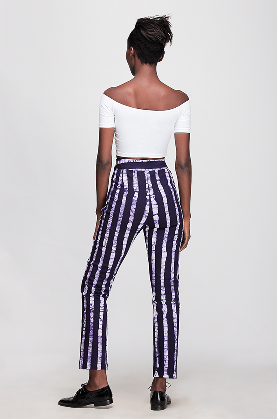 OSei-Duro Vapos Trouser in Marine Stripe OSei-Duro Vapos Trouser in Marine Stripe
