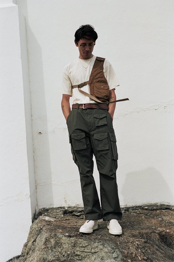 Engineered Garments Shoulder Vest - Coyote | Garmentory
