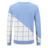 Matter Matters Grid Cashmere Sweater - Light Blue - Thumbnail 2