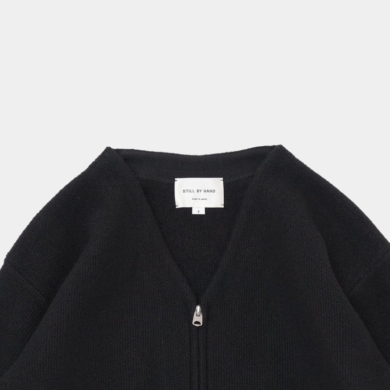 トップス 24aw STILL BY HAND Zip up cardigan STILL BY HAND(スティル バイ ハンド) Wool Cashmere Knit Zip