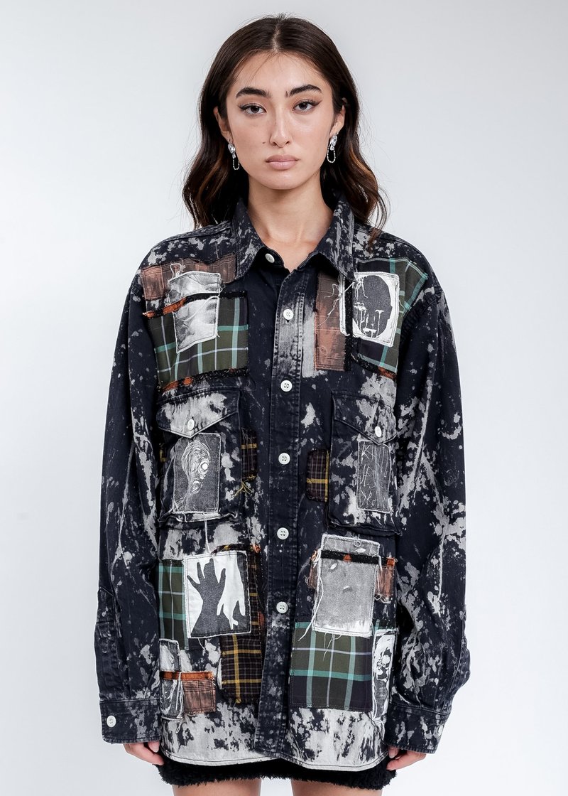 KIDILL × EDWIN Patch Denim Shirts - Multi | Garmentory