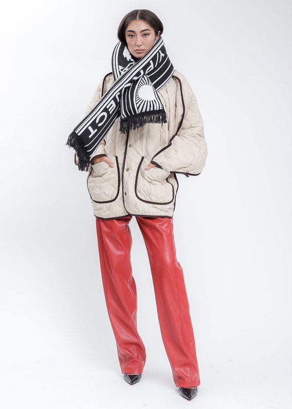 Y/project Pillow Scarf - Black/White | Garmentory