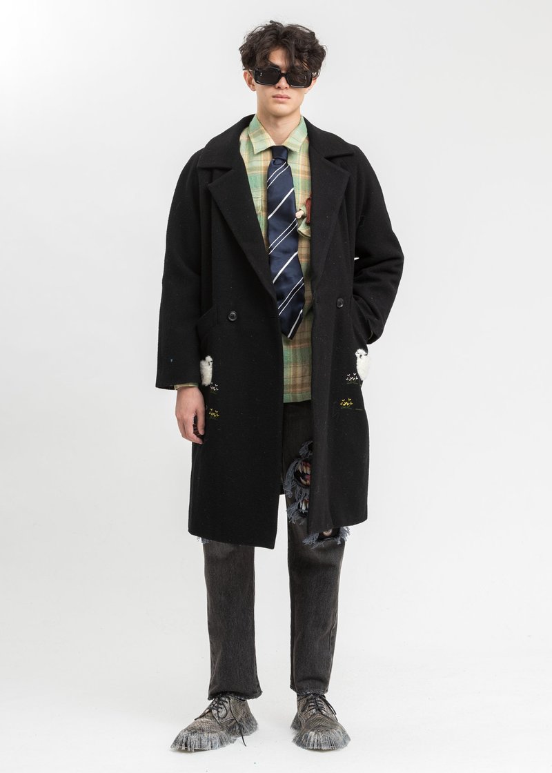 doublet【SHAPE MEMORY STRIPE NECKTIE】 doublet【SHAPE MEMORY STRIPE NECKTIE】（Doublet Shape Memory