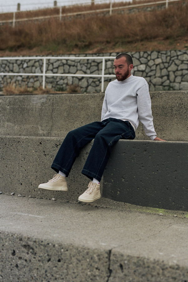 Stepney Workers Club Varden Canvas sneakers - Raw Ecru