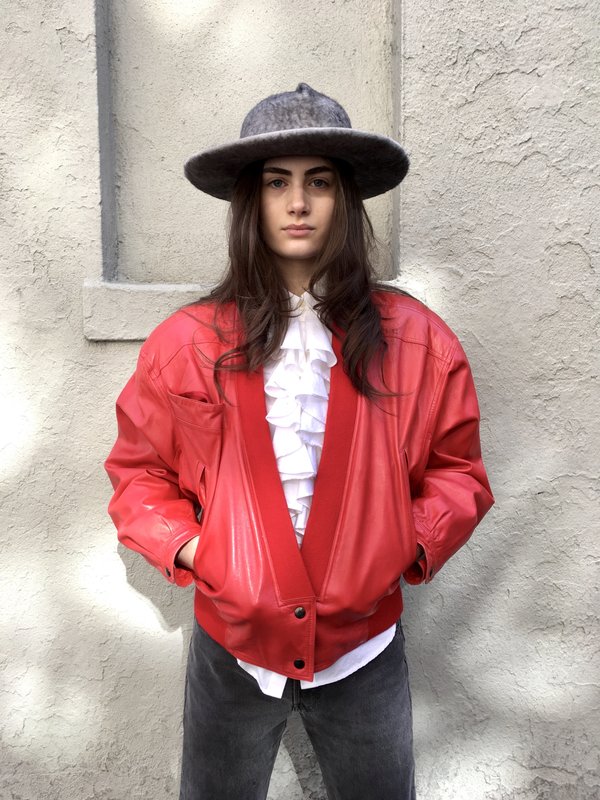 Vintage Claude Montana Jacket - Red | Garmentory