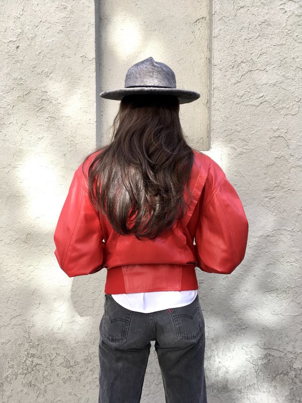 Vintage Claude Montana Jacket - Red | Garmentory