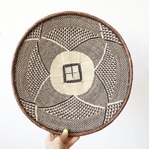 Amsha Binga Baskets - Brown/Beige Amsha Binga Baskets - Brown/Beige