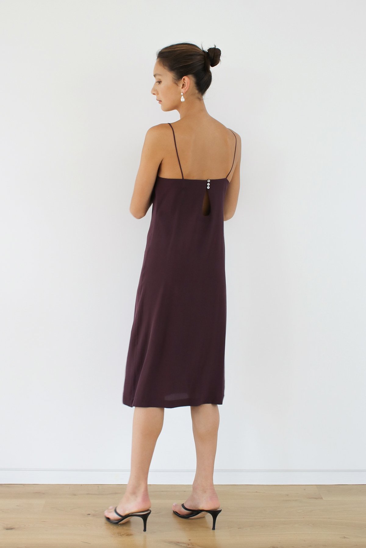 LOCLAIRE Nudi Slip - Aubergine - Image 2 of 5
