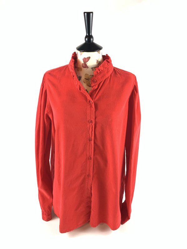A Shirt Thing Peggy Baby Cord Shirt - Rouge