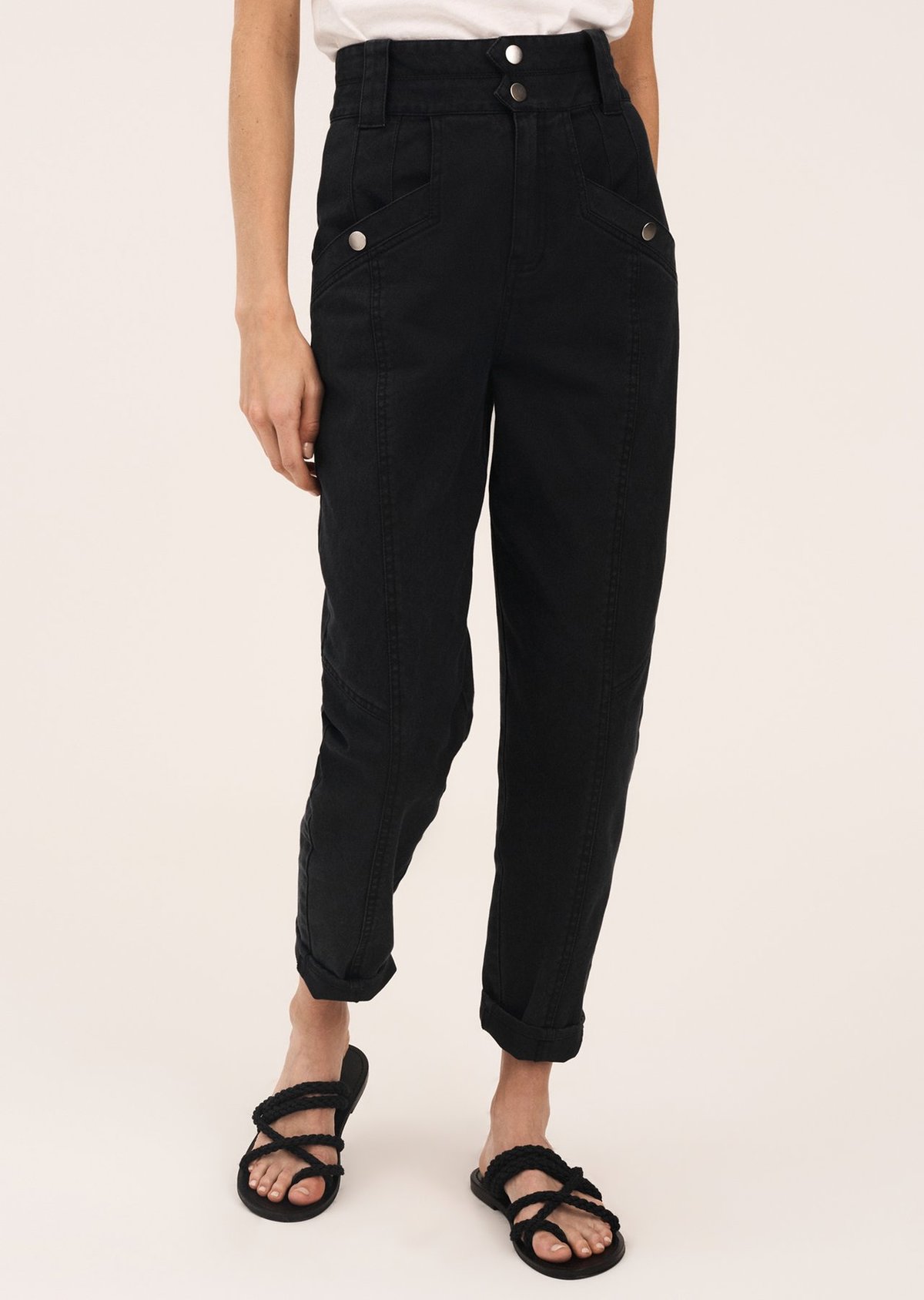 Derek Lam Alexa High Waisted Pant - Image 6 of 9