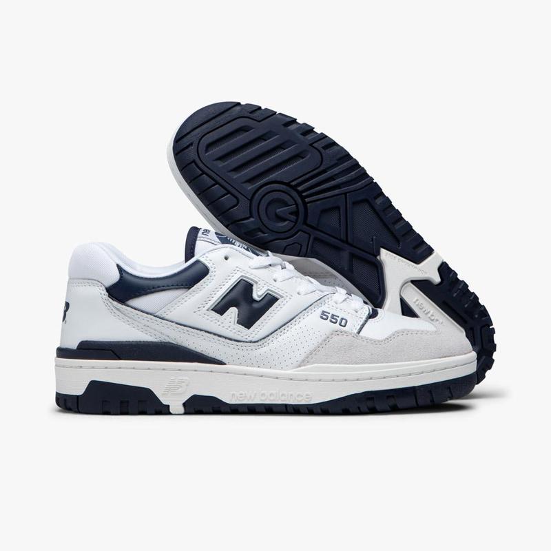 New Balance BB550WA1 White / Navy | Garmentory