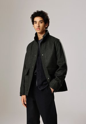 Margaret Howell Miners coarse wool melton jacket - forest | Garmentory