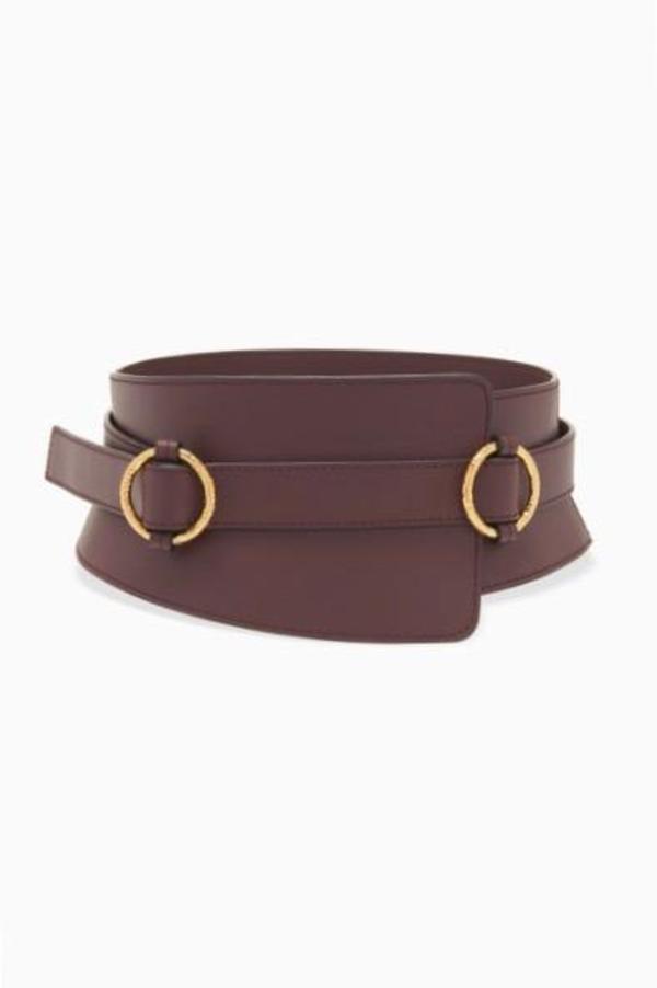 ULLS JOHNSON Brown Leather Wide Belt Ulla Johnson Brown leather waist belt ref.JC986107 (Sold  main image 4