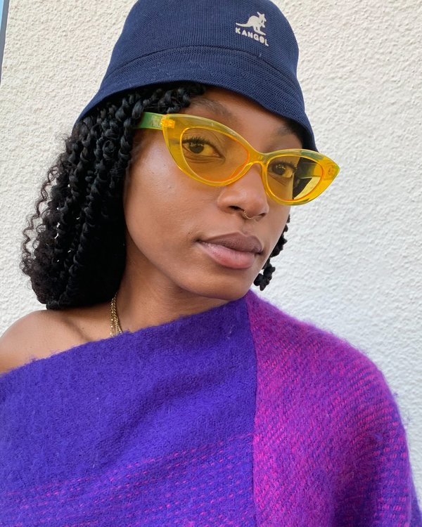 Reality Eyewear Byrdland Sunglasses - Yellow | Garmentory display picture 1