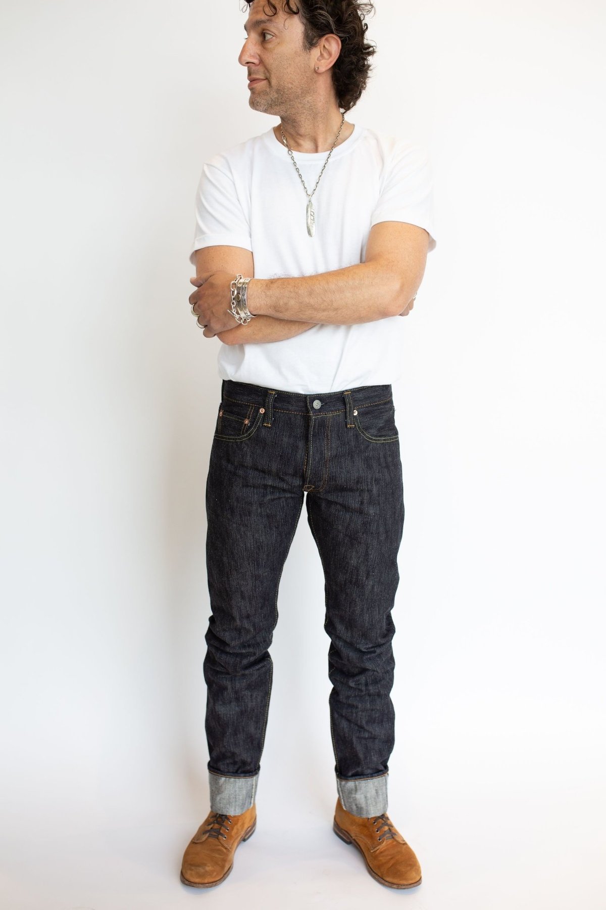 Pure Blue Japan EX-013 Slim Tapered DENIM - Indigo - Image 1 of 6
