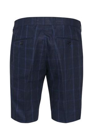 MATINIQUE Las Linen Check Short - Dark Navy MATINIQUE Las Linen Check Short - Dark Navy