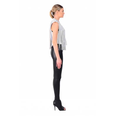 LAMARQUE Brittany Leather Fringed Vest LAMARQUE Brittany Leather Fringed Vest