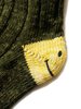 Kapital 56 Yarns MA-1 HEEL SMILE Socks - Khaki - Thumbnail 4