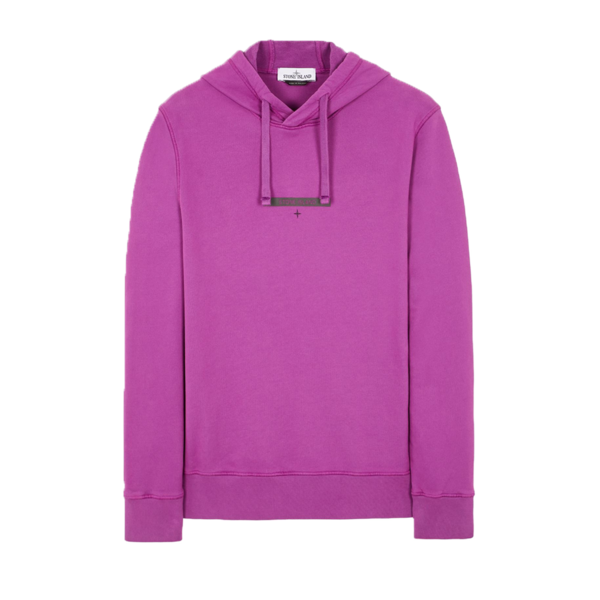 Stone Island Brushed Cotton Fleece Sweatshirt Magenta Men MO751565685-V0045 Stone Island Brushed Cotton Fleece Sweatshirt Magenta Men MO751565685-V0045