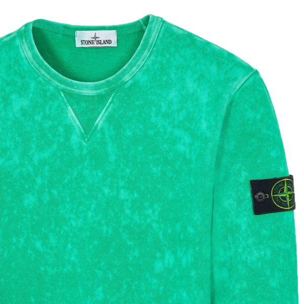 STONE ｜SWEATSHIRTS (66559 INDUSTRIAL ONE PRINT Br Stone Island Striped Crew Neck Hoodie - Neutrals Sweatshirts