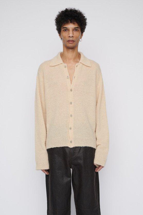 トップス OUR LEGACY EVENING POLO CAMEL FUZZY ALPA Evening-Polo-Camel-Fuzzy-