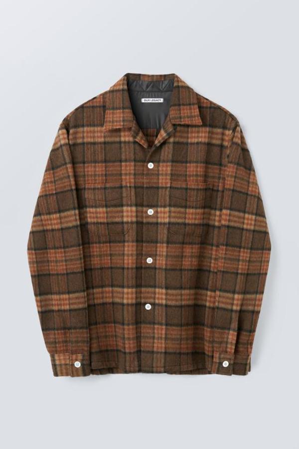 Our Legacy Heusen Shirt - Fox Brown Check | Garmentory