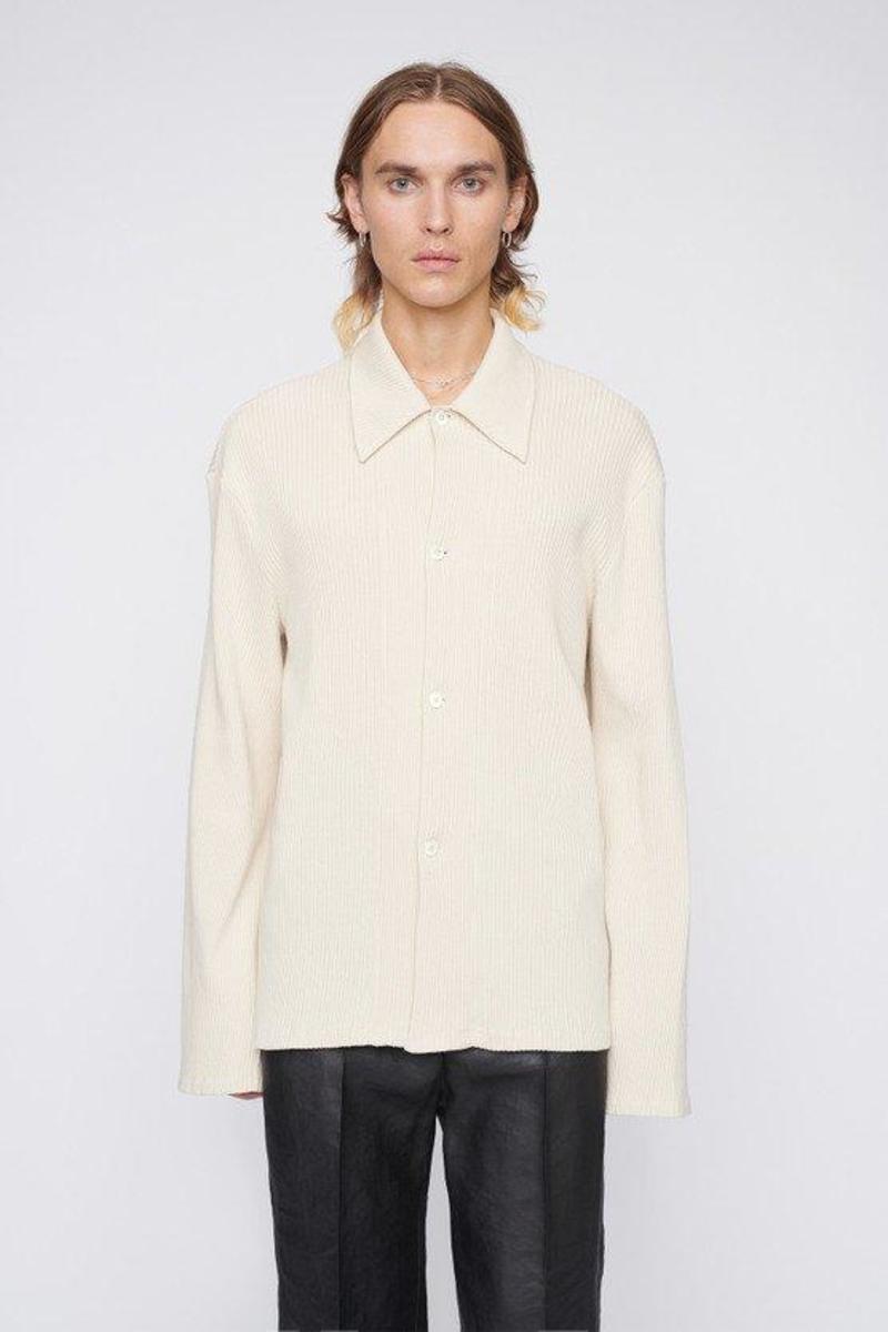 Our Legacy Retreat Shirt - Ivory Rib | Garmentory