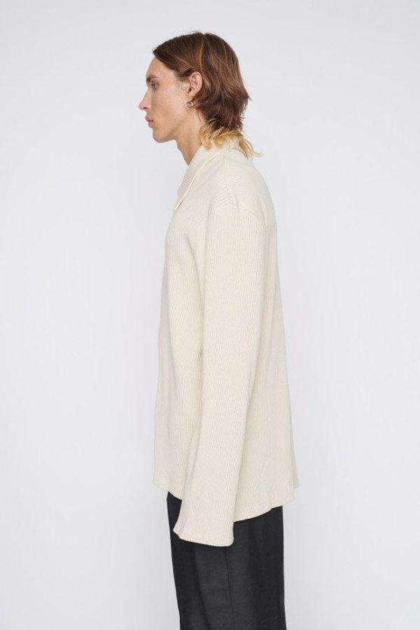 カーディガン OUR LEGACY RETREAT SHIRT Our Legacy Retreat Shirt - Ivory Rib | Garmentory