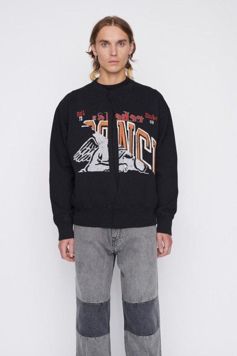 Our Legacy Split Base Sweater - Collage School Print | Garmentory