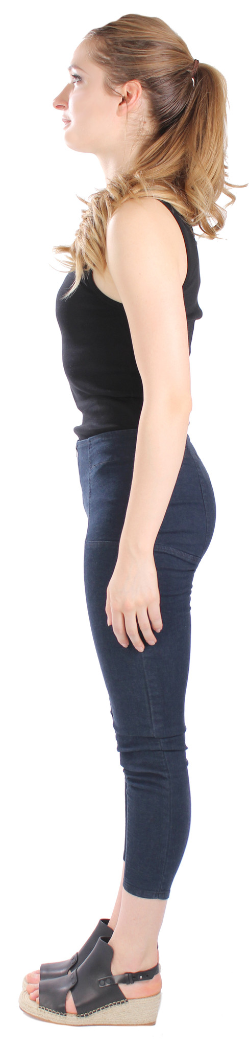 Prairie Underground A/L Denim Girdle Capri in Denim Prairie Underground A/L Denim Girdle Capri in Denim