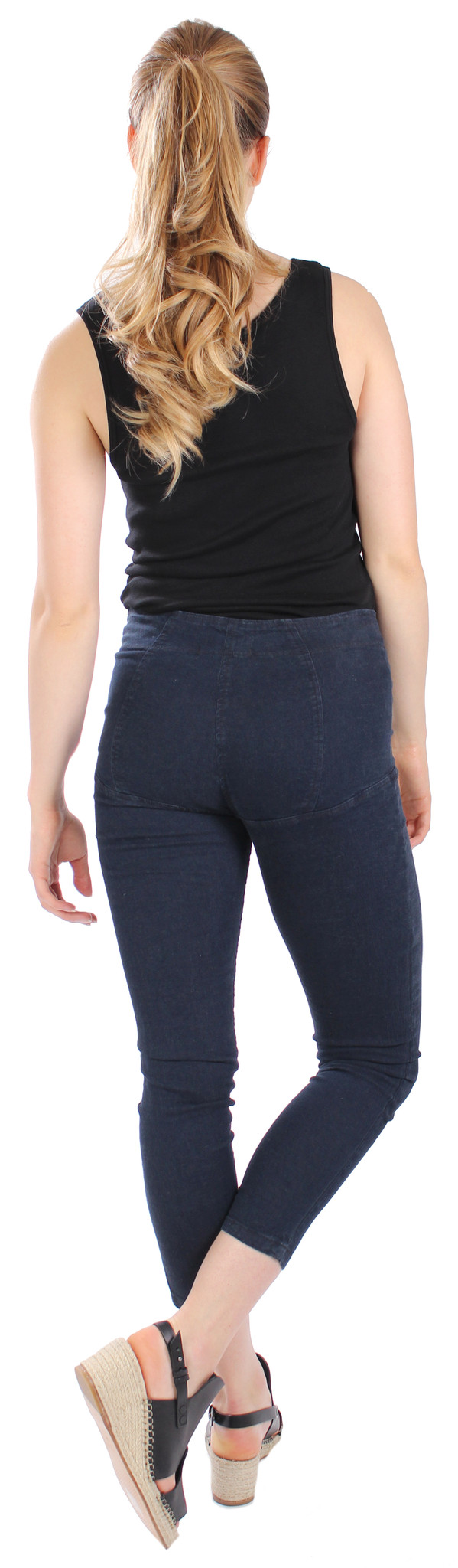 Prairie Underground A/L Denim Girdle Capri in Denim Prairie Underground A/L Denim Girdle Capri in Denim
