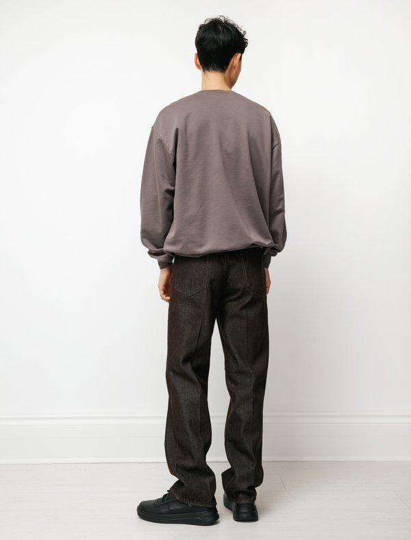 Auralee Hard Twist Denim 5P Pants - Brown | Garmentory