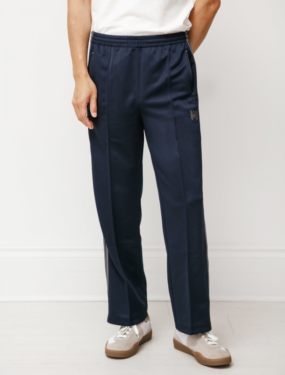 Needles Track Pant - Poly Smooth Navy | Garmentory