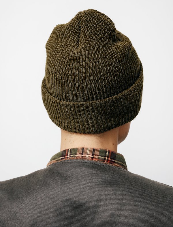 Engineered Garments Wool Watch Cap - Olive Engineered Garments Wool Watch Cap - Olive
