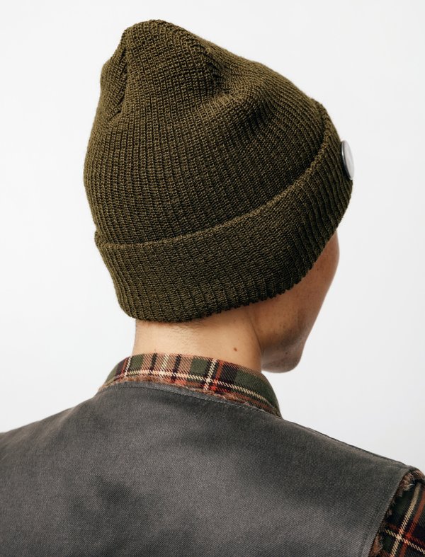 Engineered Garments Wool Watch Cap - Olive Engineered Garments Wool Watch Cap - Olive