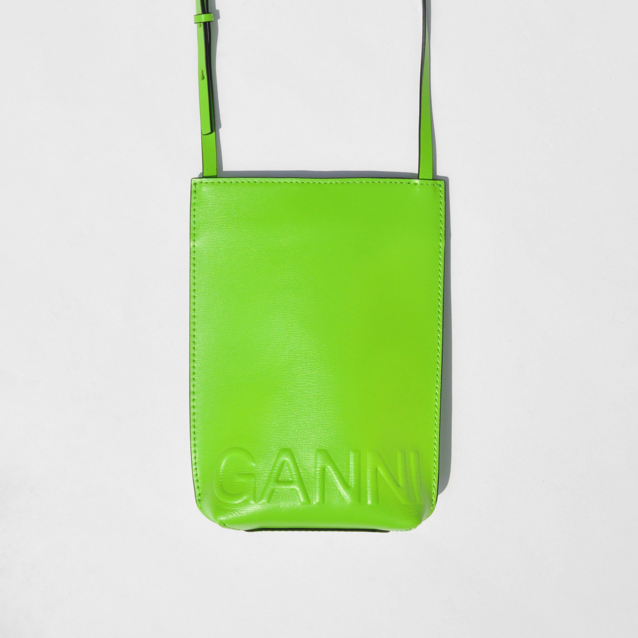 Ganni Mini Crossbody Flash Green Garmentory