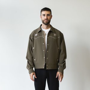 Needles Piping Cowboy Pe/Pu Double Cloth Jacket - Olive | Garmentory