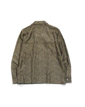 Needles Pe/R/L Random Plaid Jacquard C.O.B. Classic Shirt - Black