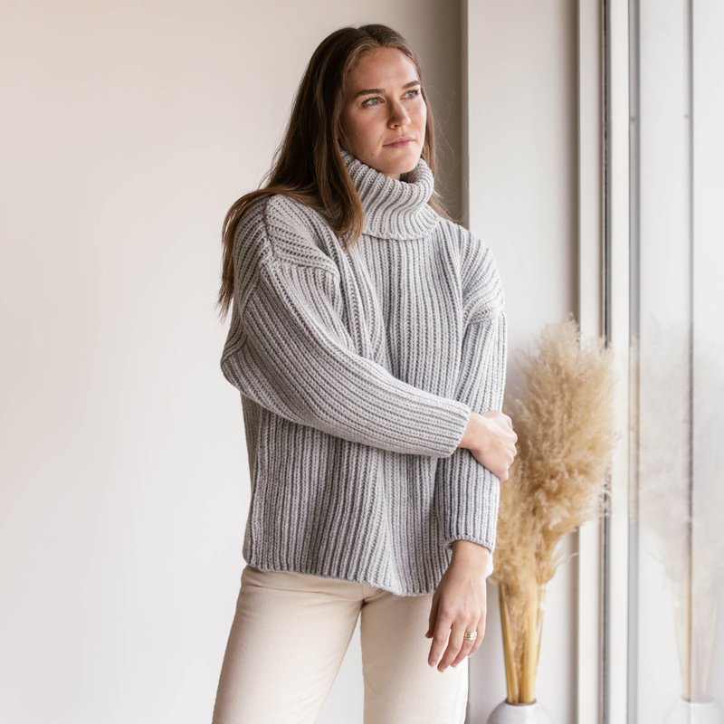 Baserange Mea Turtleneck - Light Grey | Garmentory Baserange Mea Turtleneck - Light Grey | Garmentory