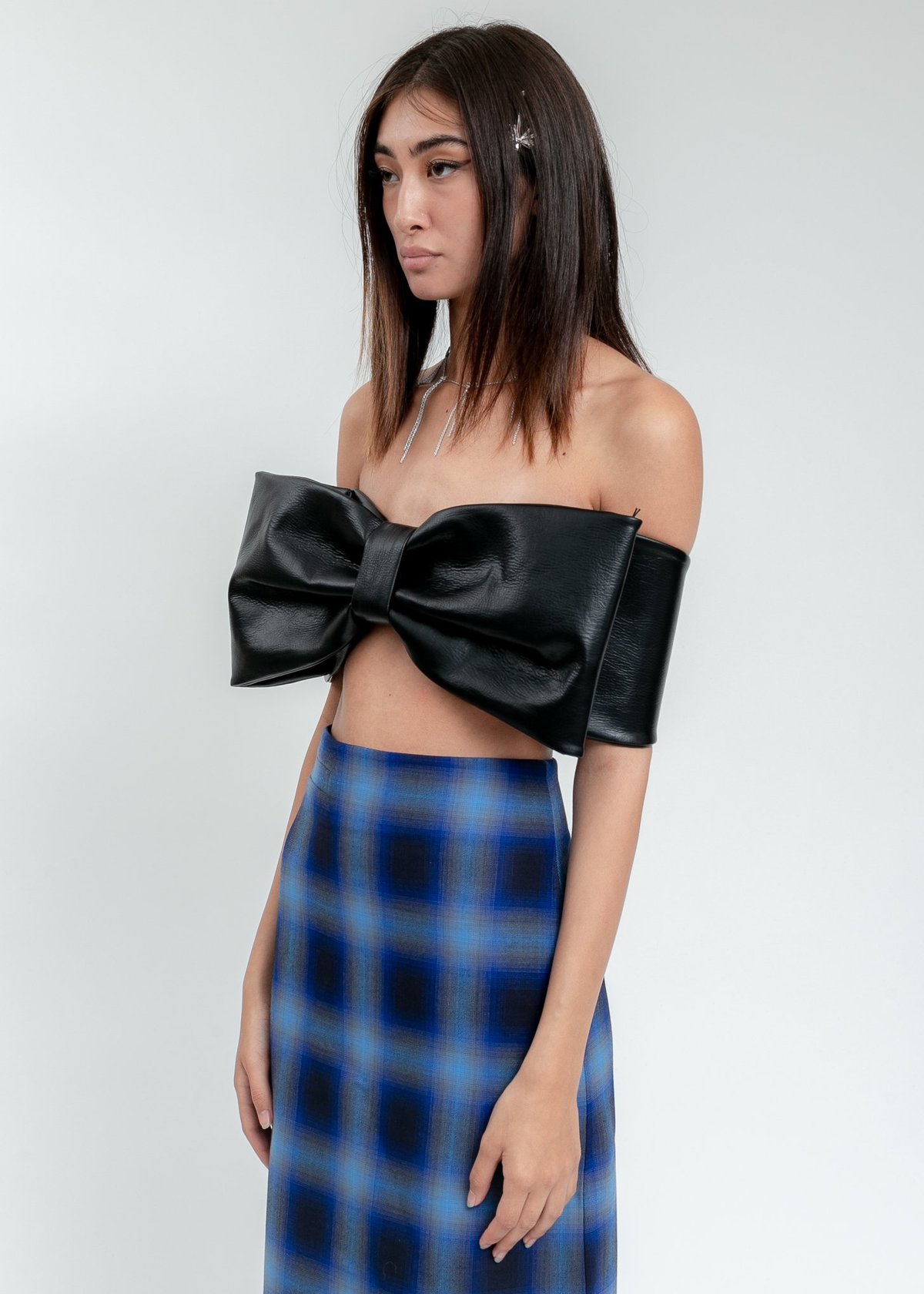 【SHUSHU TONG】Black Bow Gloves 上品手袋 送関込 麻布テーラー｜レザー手袋｜ブラック