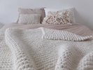 Doucement Aaron Blanket - hazelnut - Thumbnail 3