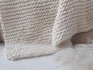 Doucement Aaron Blanket - hazelnut - Thumbnail 4