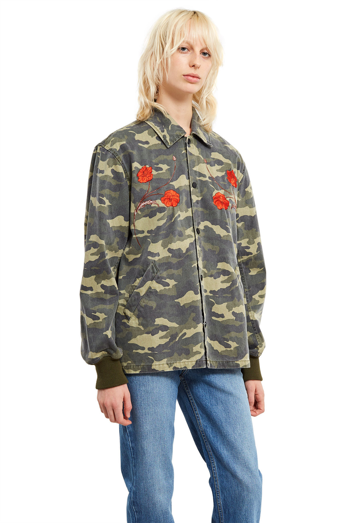 Opening Ceremony Tigers Coach Jacket | Army Green | Garmentory