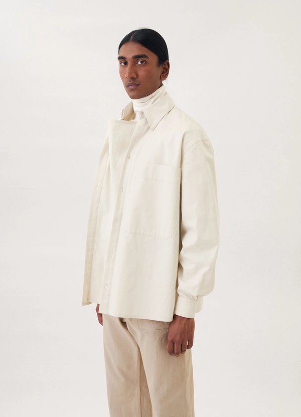 Lemaire Blouse shirt top - almond | Garmentory
