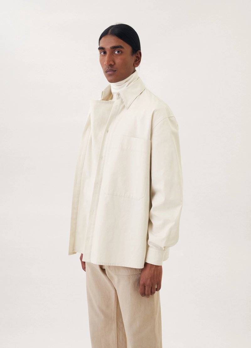 Lemaire Blouse shirt top - almond | Garmentory