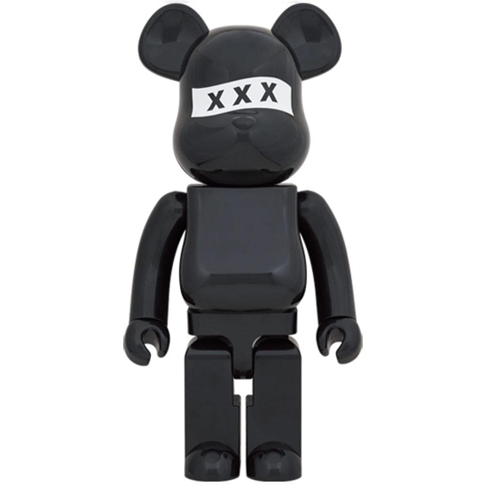 BE@RBRICK GOD SELECTION XXX 400％ 100% Medicom God Selection XXX Black Clear 100% 400% Bearbrick