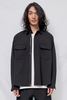 Assembly Suiting Zip Poet Shirt - Black - Thumbnail 1