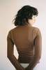 Baserange Turtleneck Omato Top - Loam Brown - Thumbnail 7